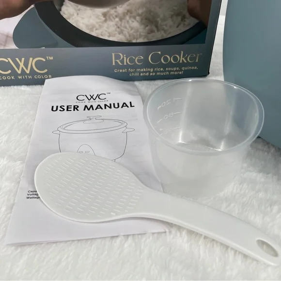 CWC Slate Blue 6 Cup Rice Cooker - Picture 3 of 6